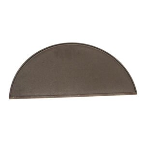 Half-moon cast iron plate
