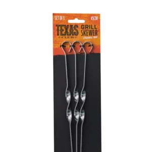 Stainless steel skewer set