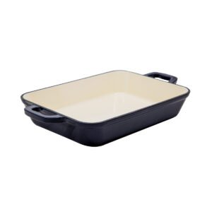 Enamelled Cast Iron Baking Dish, 2 L, Blue