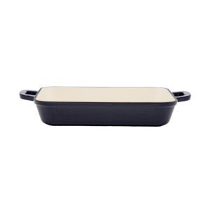 Enamelled Cast Iron Baking Dish, 2 L, Blue